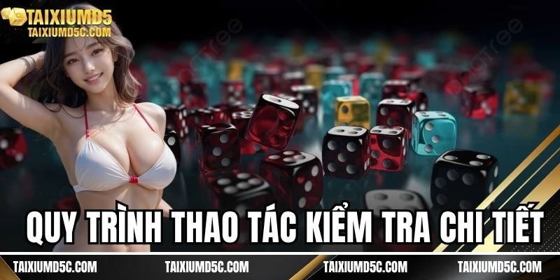 Quy trình thao tác kiểm tra chi tiết